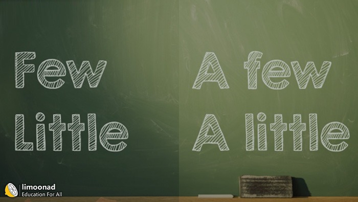 فیلم آموزش کاربرد Few, A Few - Little, A little در مکالمه زبان انگلیسی