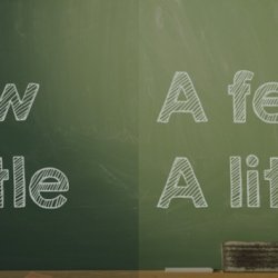فیلم آموزش کاربرد Few, A Few - Little, A little در مکالمه زبان انگلیسی