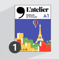 آموزش زبان فرانسه – کتاب L’atelier سطح A1 – بخش یکم + گواهینامه