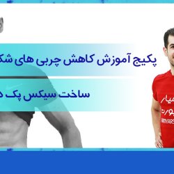 پکیج آموزش کاهش چربی های شکم و پهلو | ساخت سیکس پک در دو ماه - سطح دو