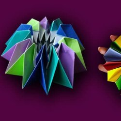 آموزش ساخت اوریگامی fireworks