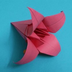فیلم آموزشی ساخت اوریگامی گل کاغذی - Origami Flower