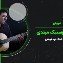 آموزش گیتار آکوستیک مبتدی - توسط استاد فواد فریدنی