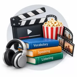 آموزش زبان با فیلم و سریال
