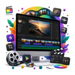 آموزش نرم افزار فاینال کات پرو finalcut pro