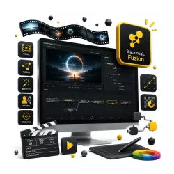 آموزش نرم افزار blackmagic fusion