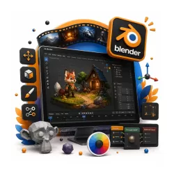 آموزش نرم افزار بلندر blender