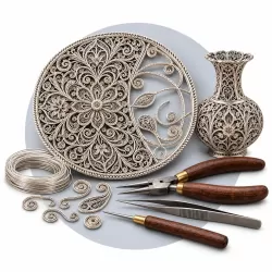 آموزش ملیله کاری