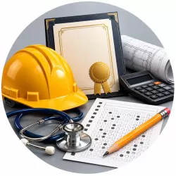 آمادگی آزمون های اخذ پروانه