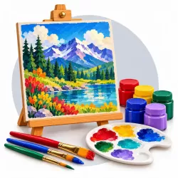 آموزش نقاشی گواش