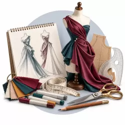 آموزش طراحی لباس
