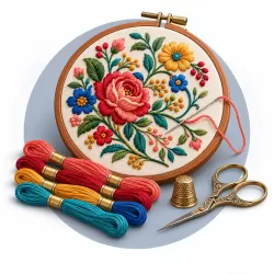 آموزش گلدوزی