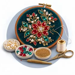 آموزش جواهر دوزی